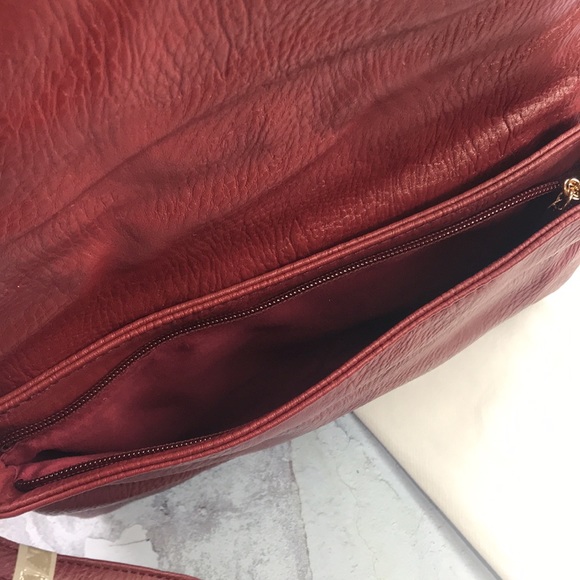 Brand New Purse With Pockets Zip Closures Chain/Strap Crossbody Clutch Shoulder - Picture 5 of 10